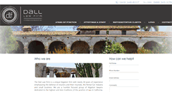 Desktop Screenshot of dalllawfirm.com